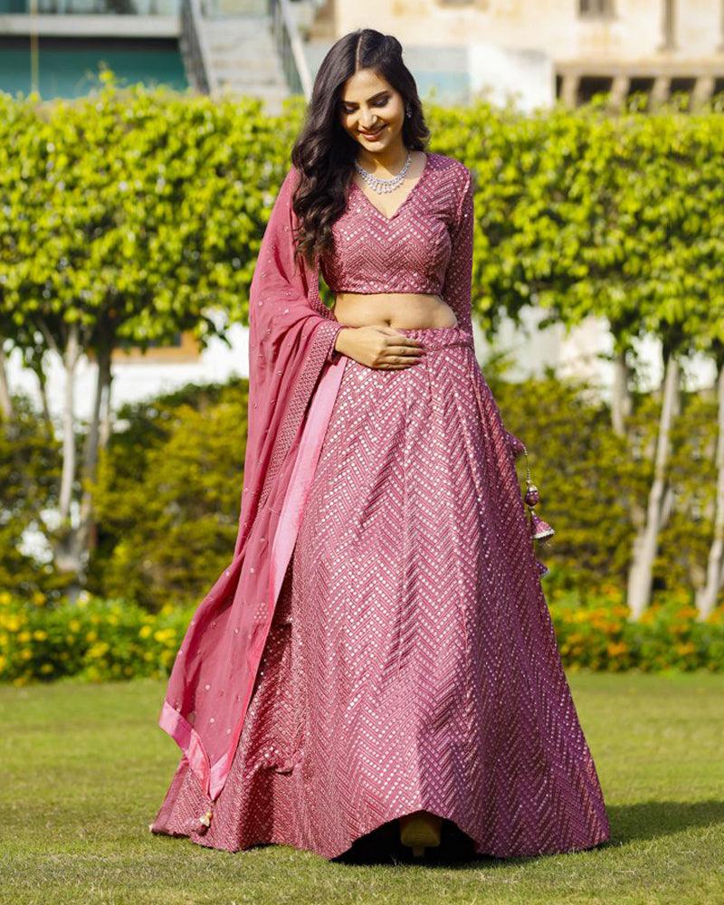Lehenga choli, Indian wedding attire, traditional bridal dress, Silk lehenga choli with heavy embroidery, Elegant lehenga choli for wedding