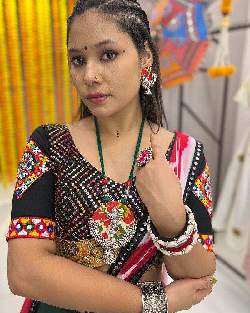 Muslin rayon stitched navratri chaniya choli