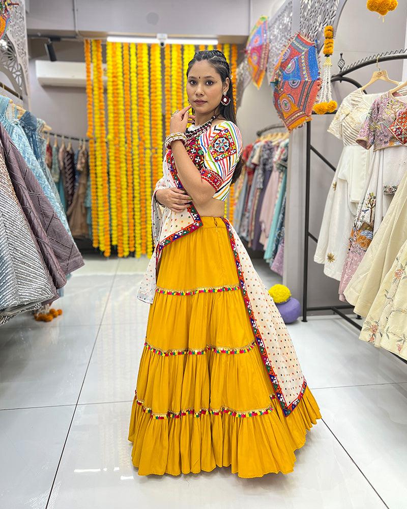 Navratri special readymade rayon chaniya choli