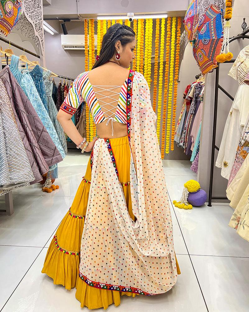 Navratri special readymade rayon chaniya choli