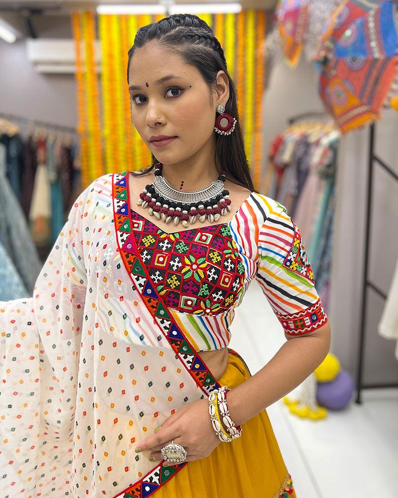 Navratri special readymade rayon chaniya choli