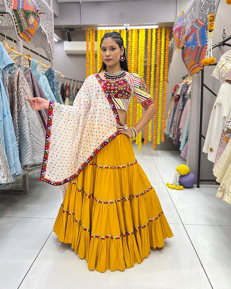 Navratri special readymade rayon chaniya choli