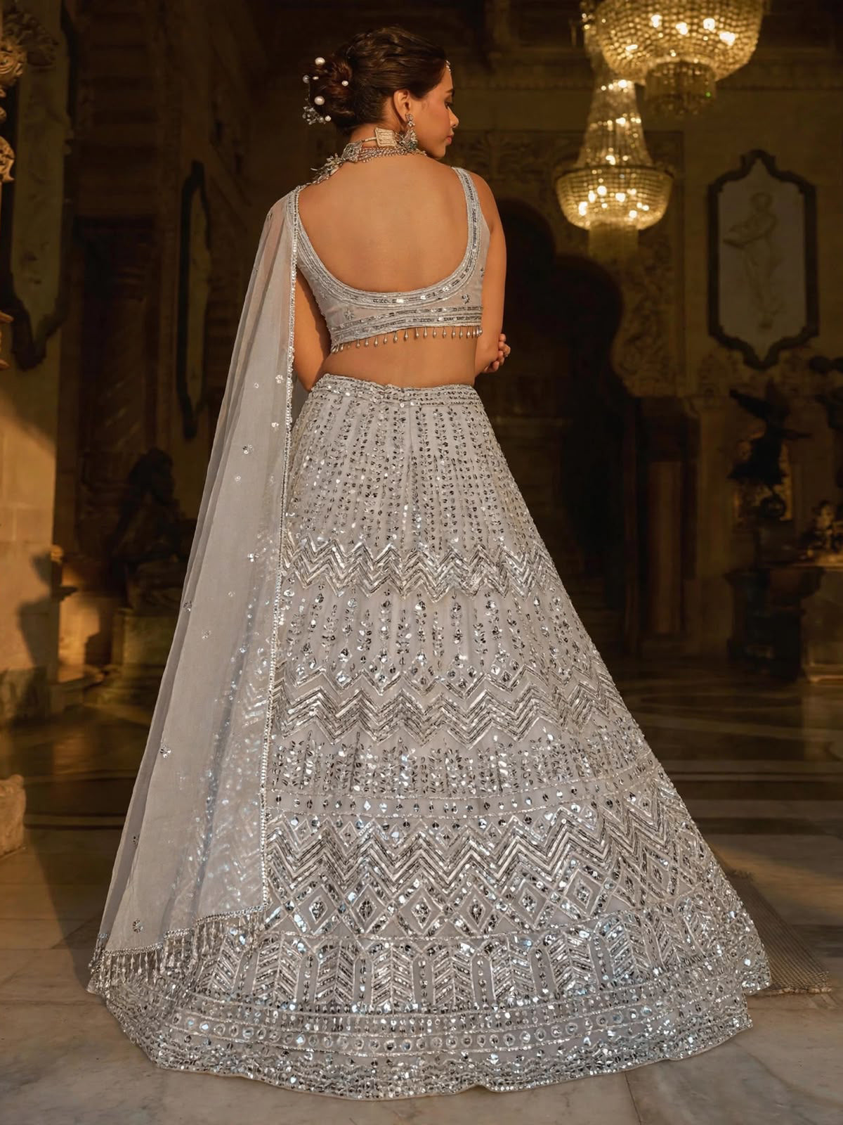 Women lehenga with 3.5 meter Can-Can and Canvas flare