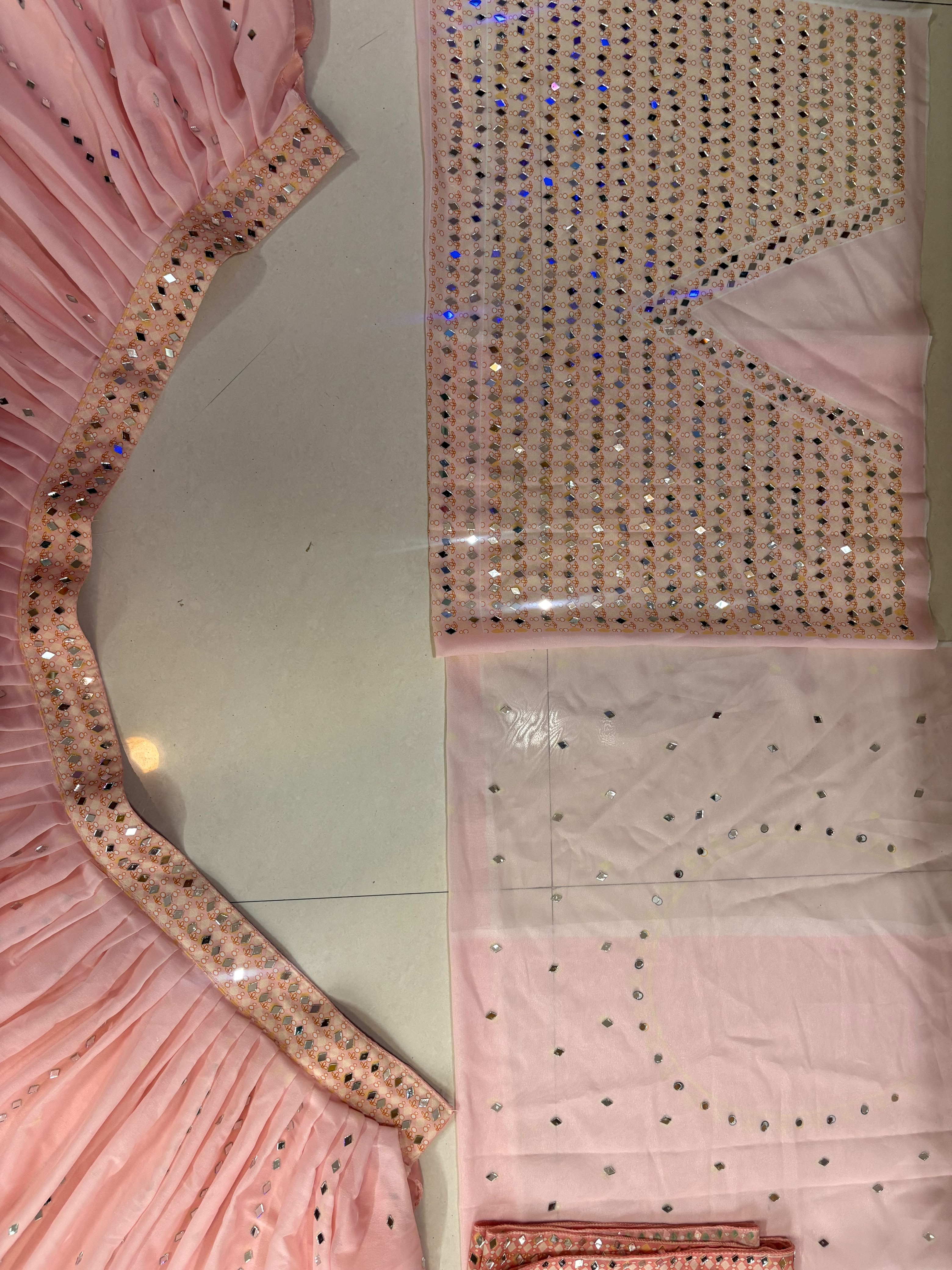 Navratri and Garba mirror work lehenga choli for women