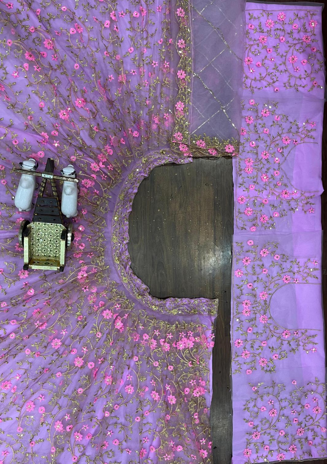 FEALDEAL presents elegant sequins embroidered lehenga dress with dupatta. Ideal lehenga choli for girls & women for weddings & festive wear.