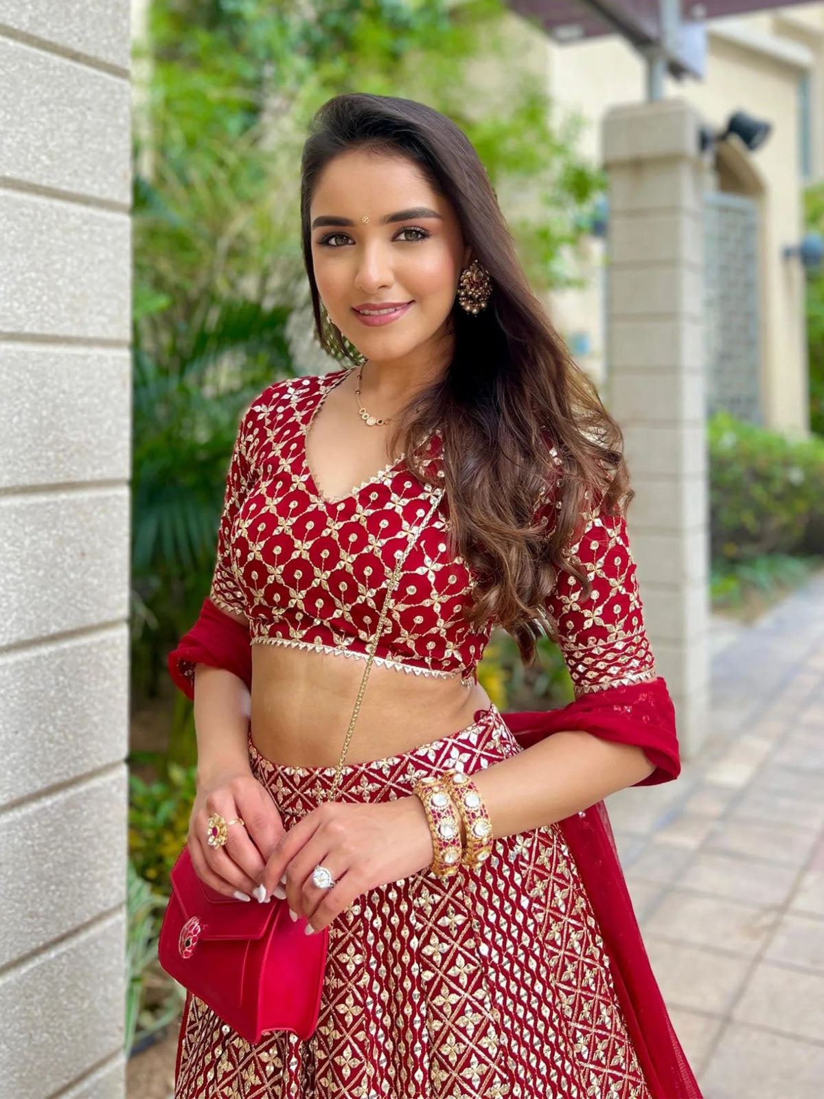 Elegant sequin lehenga choli for wedding functions with faux georgette fabric, 9MM zari embroidery, 3m flair, handmade tassels and a designer dupatta.