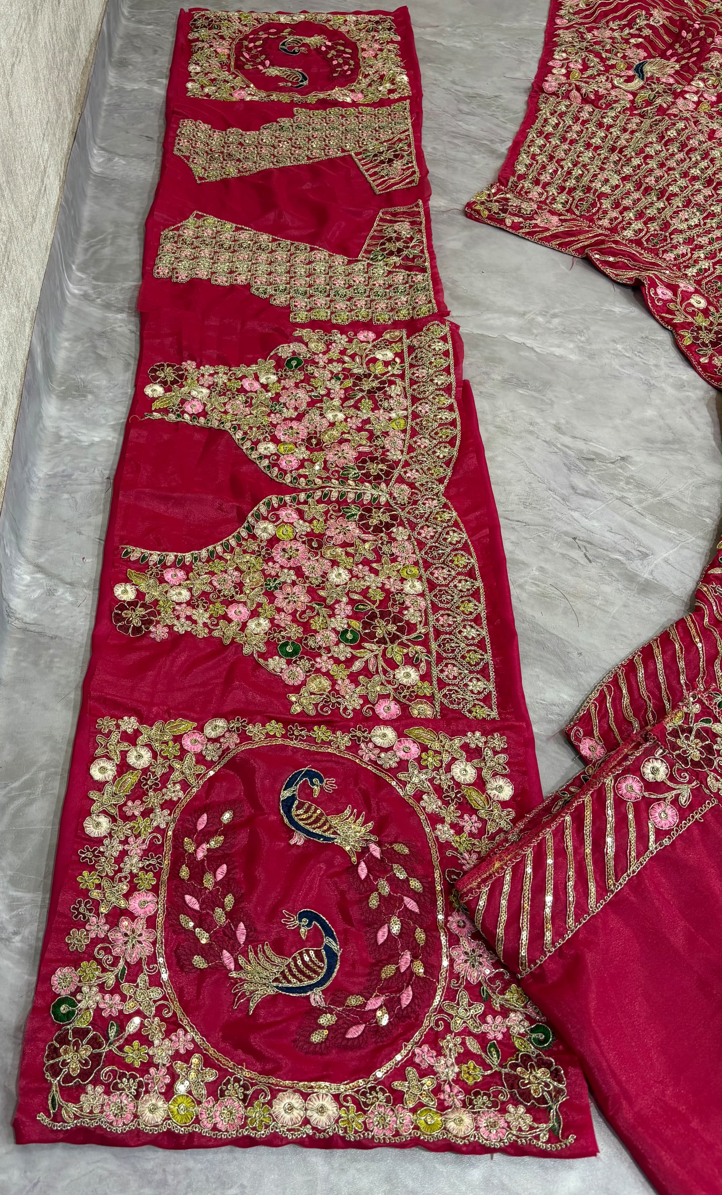 Semi-stitched designer lehenga for women up to size 44