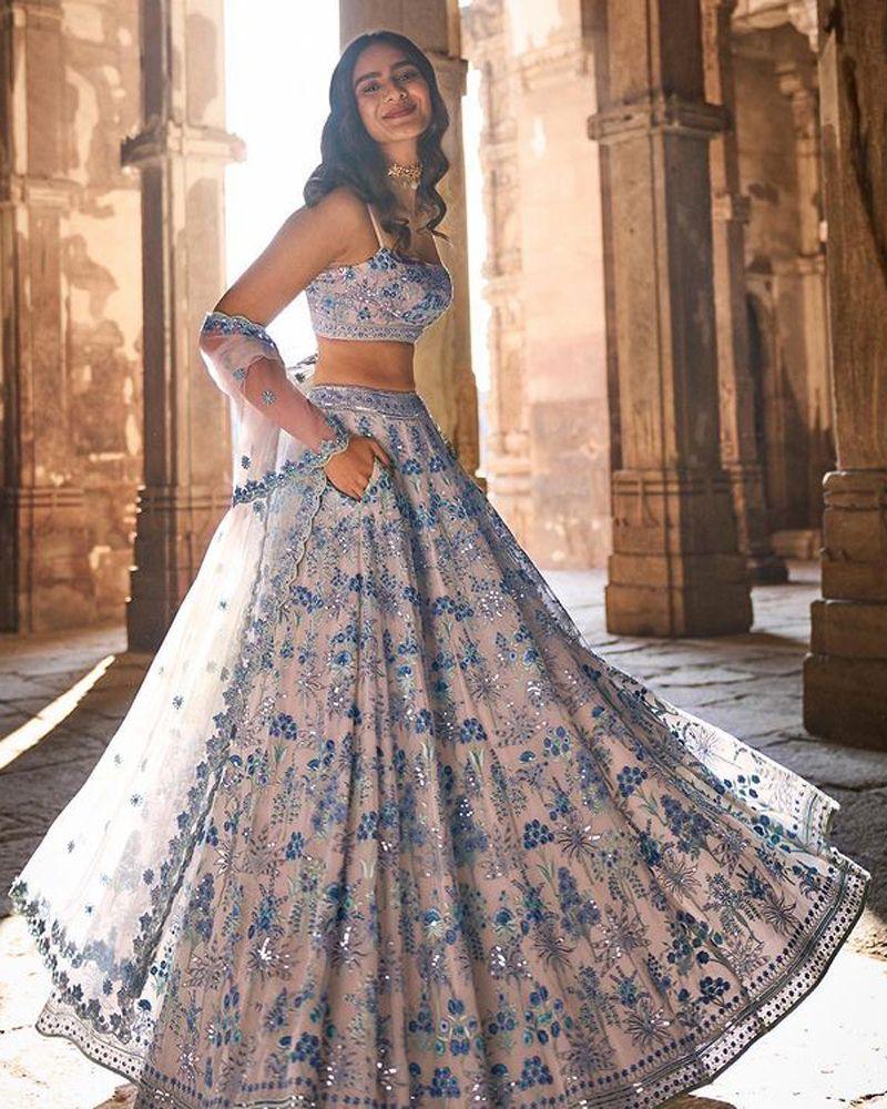 Bollywood Crop Top Lehenga Bollywood Style Crop