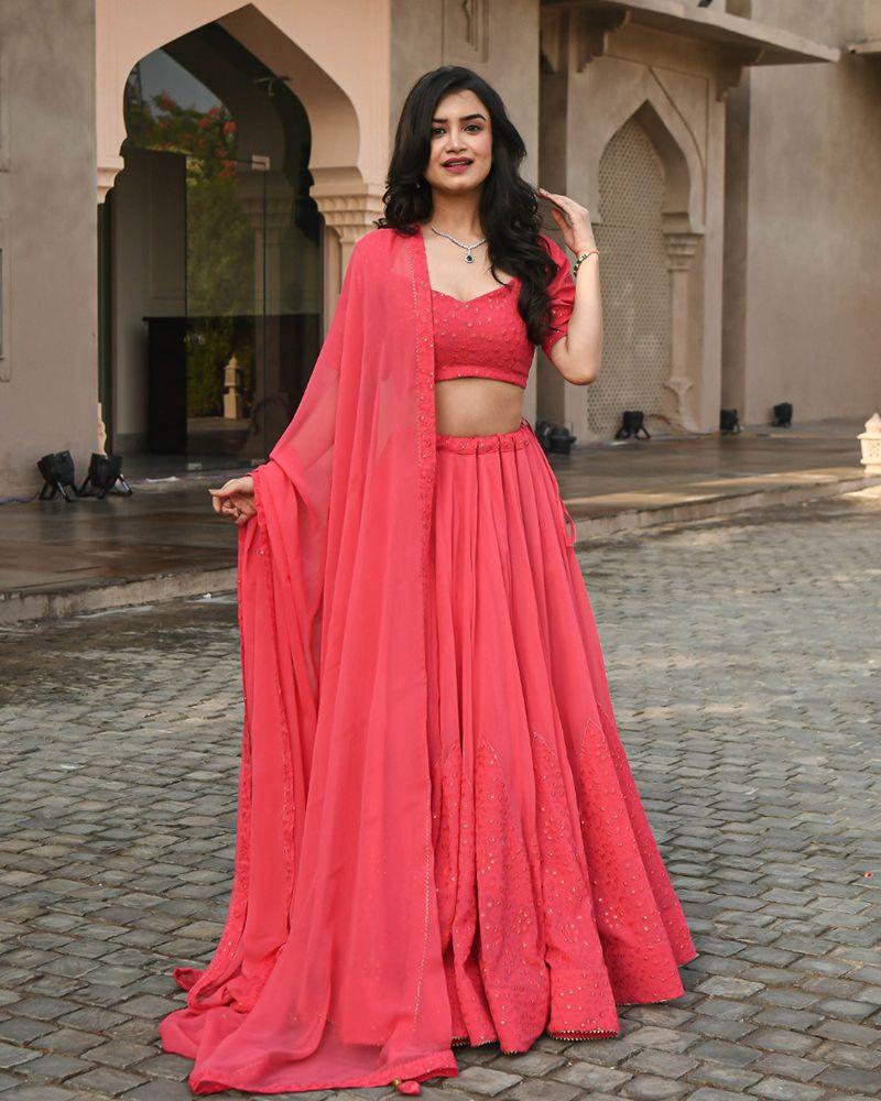 Lehenga Choli Set, Sequined lehenga choli, Lehenga choli with stone embellishments, Lehenga Choli for Mehndi, Lehenga blouse, Lehenga skirt, Lehenga with dupatta, Lehenga for sangeet, Lehenga for mehndi, Lehenga for reception, Lehenga with zari work, Lehenga with sequins, Lehenga with gota patti work