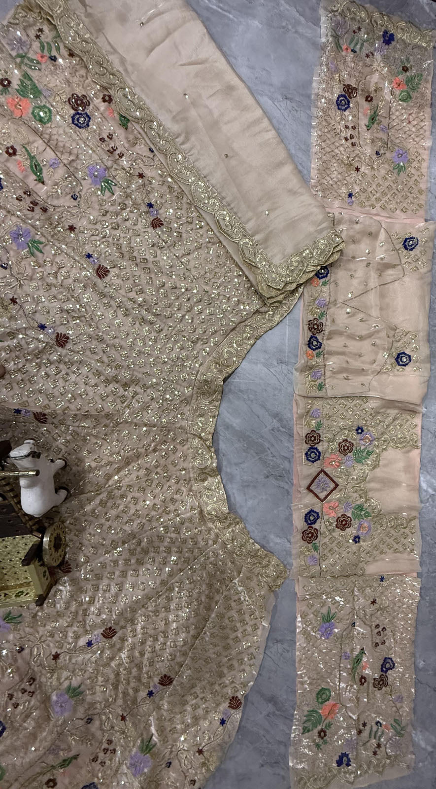 Premium lehenga choli design with sequins embroidery, 4-meter flair & dupatta. Perfect lehenga for weddings, receptions & parties for women & girls.