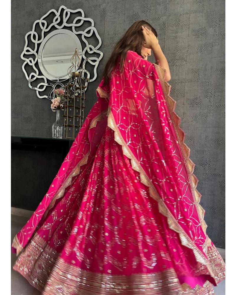 Lehenga for sangeet, Lehenga for mehndi, Lehenga for reception, Lehenga with zari work, Lehenga with sequins, Lehenga with gota patti work, Indian traditional dress, Lehenga choli for weddings, Lehenga choli for festivals, Lehenga choli for bridesmaids, Lehenga choli with heavy work, Lehenga choli with sequins