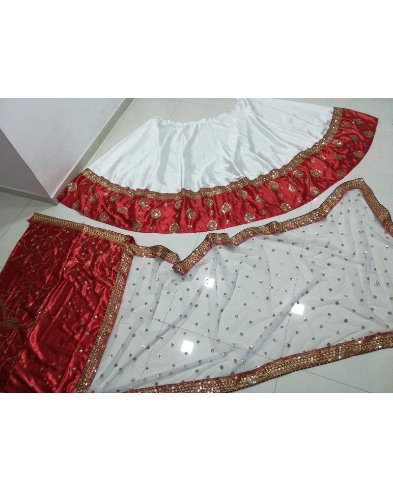 Lehenga for formal event, Lehenga with high neck blouse, Lehenga for gala night, Lehenga with lace detailing, Lehenga for charity event, Lehenga with off-shoulder blouse, Lehenga for pre-wedding functions, Lehenga with fish cut skirt, Lehenga for theme party, Lehenga with asymmetrical hem, Lehenga for night function
