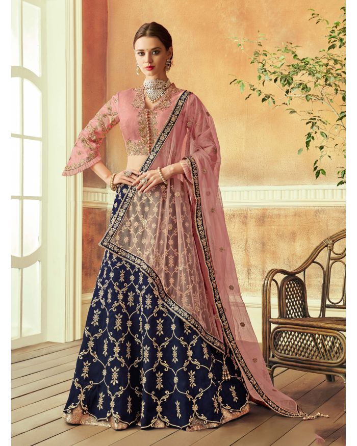 Embellished Indian Dulhan Lehenga Designer Dress for Walima – Nameera by  Farooq