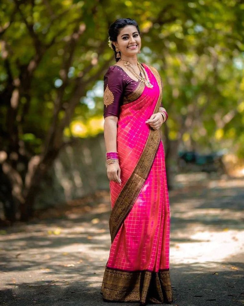 Compliments Flood Rashami Desai's Comments as She Poses in a Spectacular Traditional  Saree