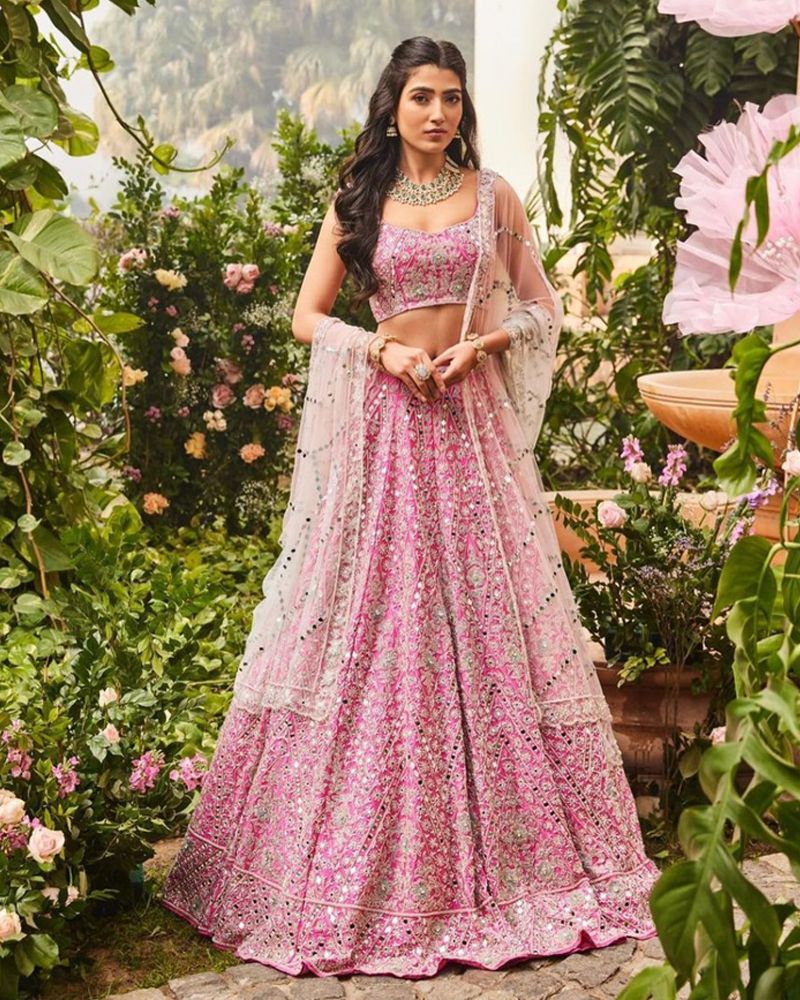 Peach Wedding Wear Exclusive Designer Bridal Lehenga Choli, 2.80 at Rs 6790  in Surat
