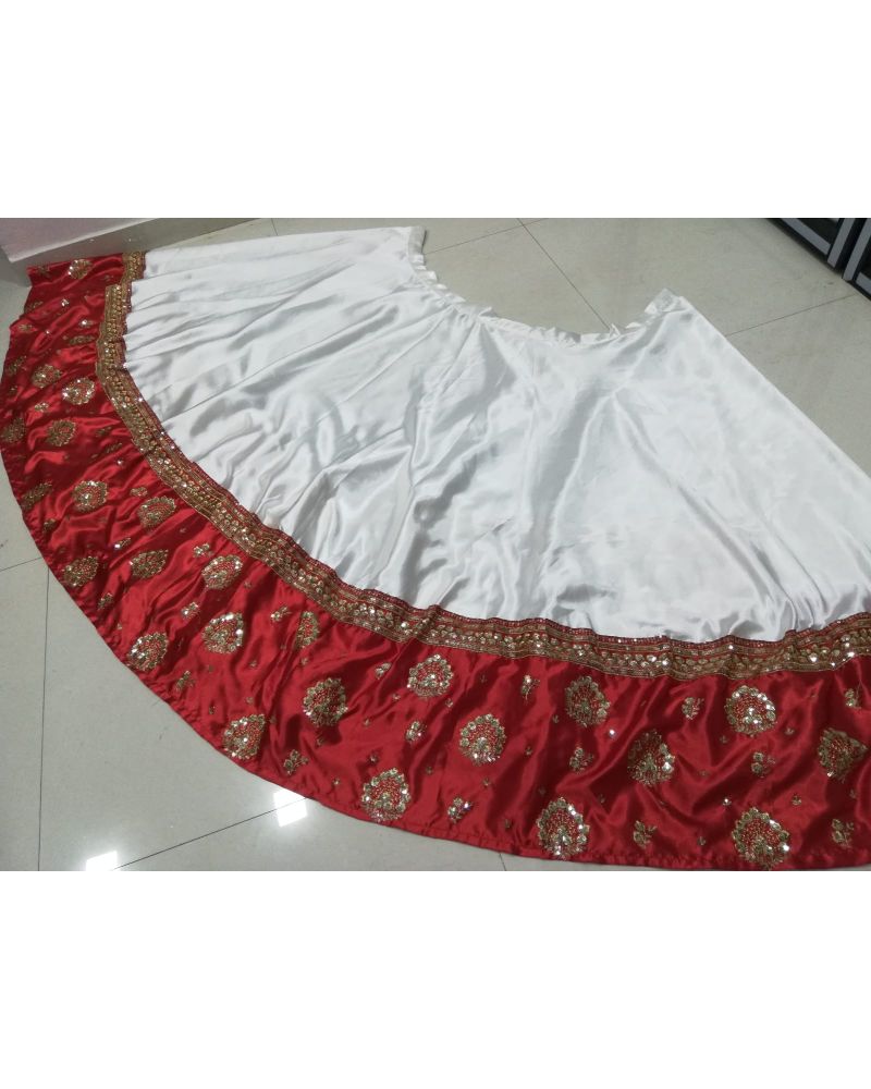 Buy White & Red Lehenga Choli Sets for Women by FUSIONIC Online | Ajio.com