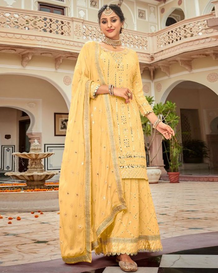 Haldi and Ubton Yellow colour combination colour contrast suit kurti dress  frock ap or Bridal k liye - YouTube